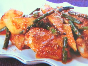 鶏手羽と大根のスタミナ炒め