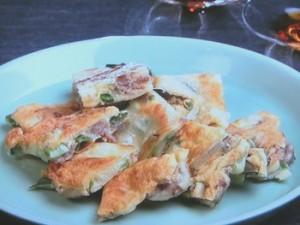 牛肉とねぎのチヂミ