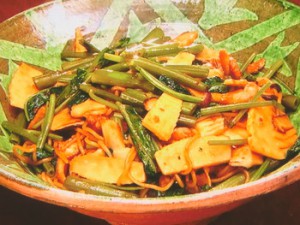 空芯菜の焼きそば