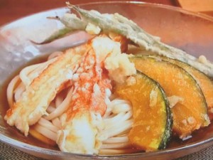 ちくわ天のぶっかけうどん