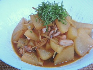 いか塩辛大根