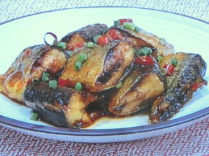 ピリ辛揚げ焼き秋刀魚♪ご飯が止まらない~