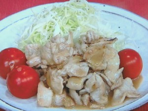 豚のジンジャー焼き