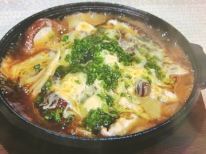 きのこのチーズ甘酢あん