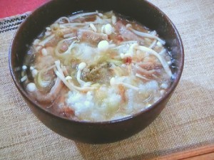 キノコおろしうどん