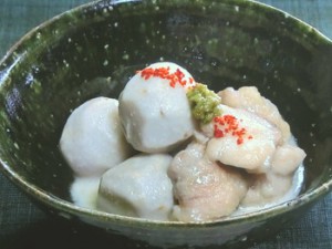 里芋と鶏肉の豆乳煮