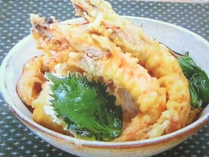 もこみち流 エビ天丼