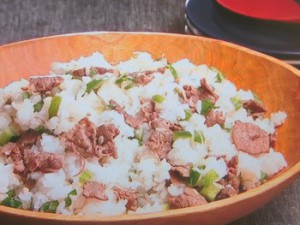 牛しぐれ煮ときゅうりの混ぜずし