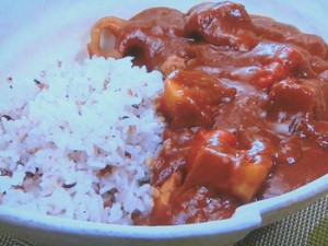 根菜とこんにゃくのカムカムカレー