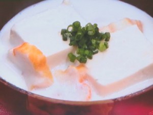 ミルク湯豆腐