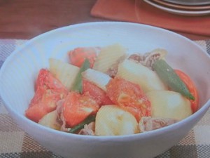 トマト肉じゃが