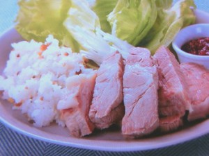 ゆで塩豚のごちそうプレート
