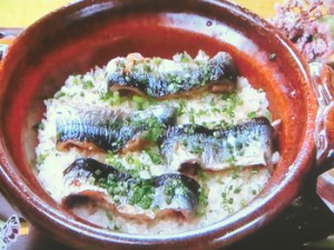 サンマの炊き込みご飯