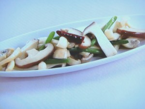 きのこといんげんのマリネ