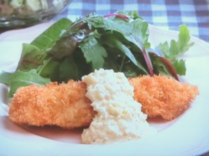 サーモンフライ らっきょうタルタルソース