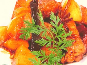 じゃがいも入り豚の角煮