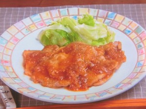 豚肉のソテー おろし玉ねぎソース