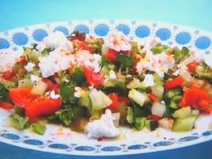 もこみち流 トルコ式白チーズのサラダ