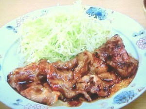 豚のしょうが焼き