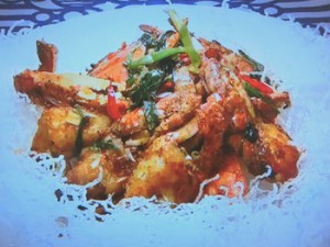 もこみち流 ワタリガニの中華炒め
