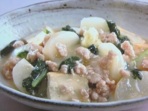カブのそぼろ煮