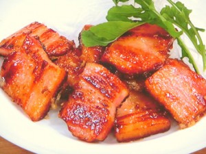 ベーコンソテー~焼きにんにくソース~