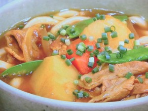 肉ジャガカレーうどん