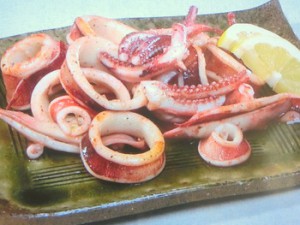 いかの塩炒め