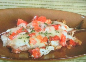 いわしのトマト・チーズ焼き