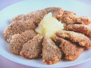 豚ヒレのゴマまぶし揚げ