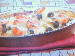 海老と豆腐の味噌グラタン