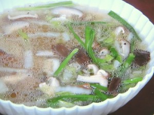春雨と白菜のおかずスープ