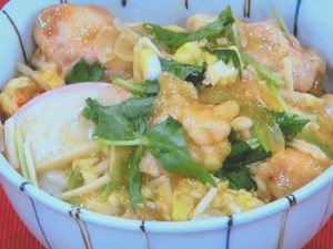 えび入りやわらか親子丼