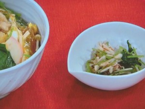 みつばとえのきの簡単おひたし