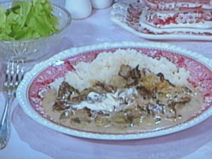 ビーフストロガノフ