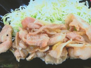 野永流 豚肉のしょうが焼き