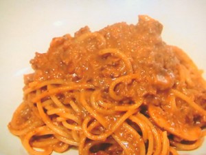 ミートソーススパゲッティ