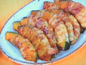 かぼちゃの甘辛焼き