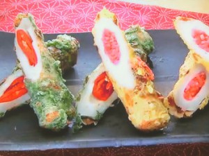 もこみち流 2種のスパイシーちくわ揚げ