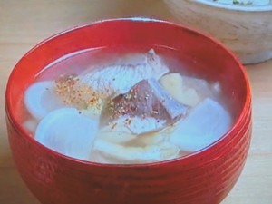 ぶりとかぶの汁もの