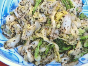白菜のあえ物