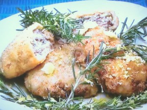 もこみち流 牛ひき肉とブルーチーズのイタリアンカツ