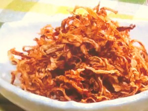 切り干し大根の素揚げ
