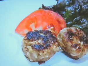 ヨーグルト戻し・ミニハンバーグ