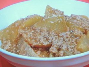 大根とひき肉で♪簡単とろ~り煮物
