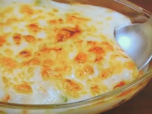 フリーズドライで山芋ホワイトソースのドリア
