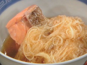 秋ざけのじゃがいもあんかけ