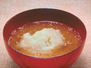 蓮根のおろし味噌汁