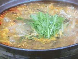 焦がしネギの辛味噌鍋