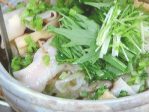 大根使いきり!豚肉とハムギョーザ鍋